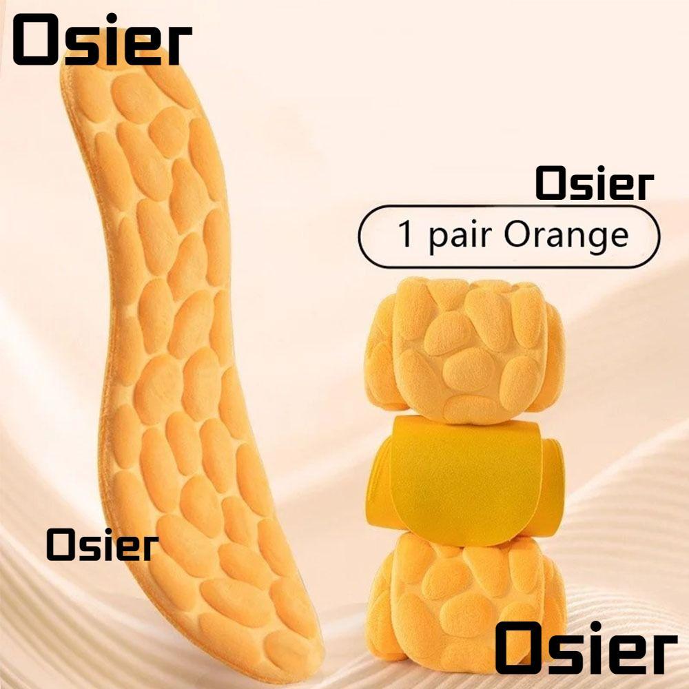 OSIER Keep Warm Thicken Insole, Keep Warm Memory Foam Foam รองเท้าพื้นรองเท้า, นวด Breathable Orthop