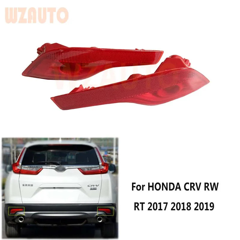 ด้านหลังกันชนหมอกโคมไฟหมอกหยุด Reflactor สําหรับ HONDA CRV CR-V RW RT 2017 2018 2019 OEM 34550-TLY-H
