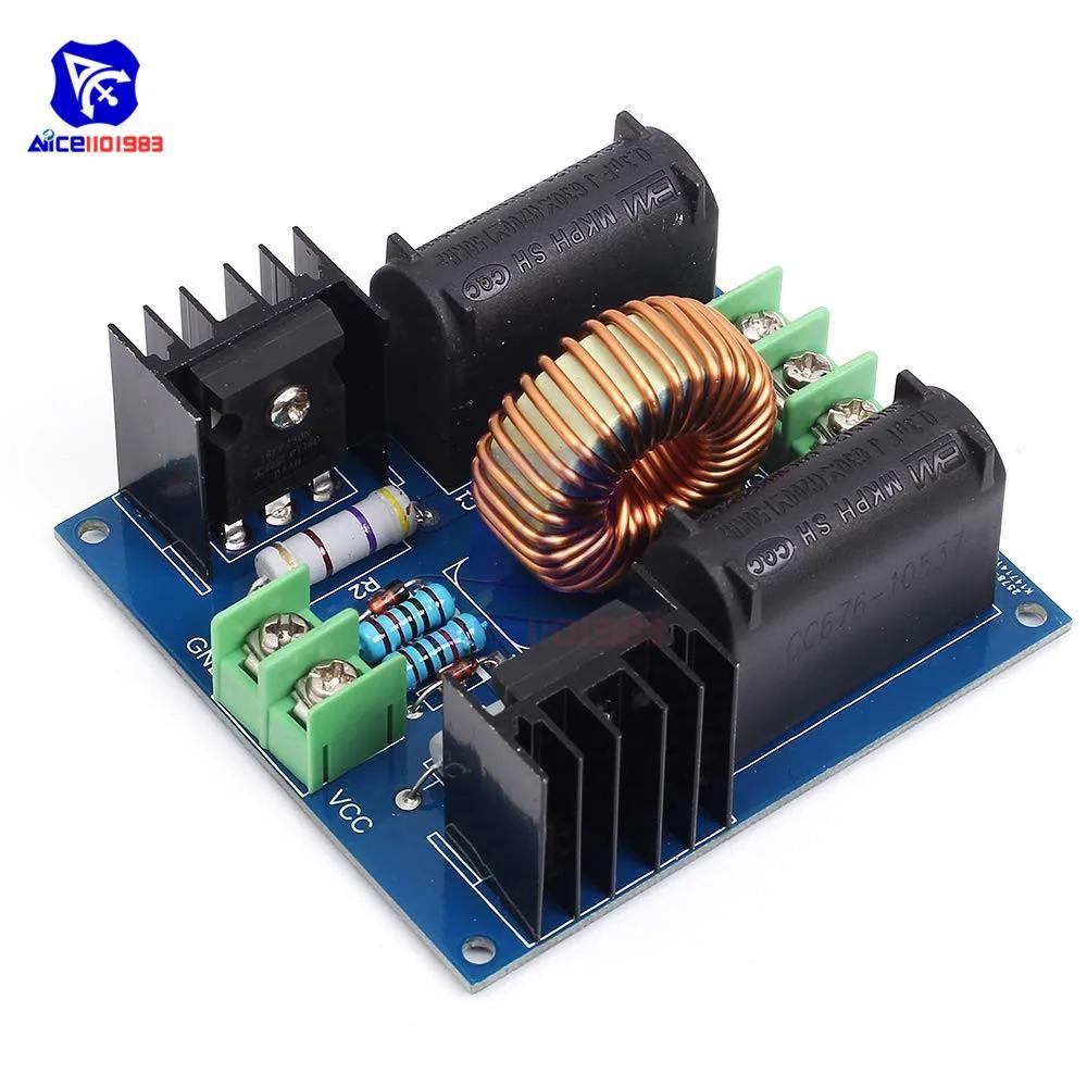 10A 200 W ZVS Driver Board สําหรับ Tesla Coil Power Supply Boost เครื่องกําเนิดไฟฟ้าแรงดันสูง Driver