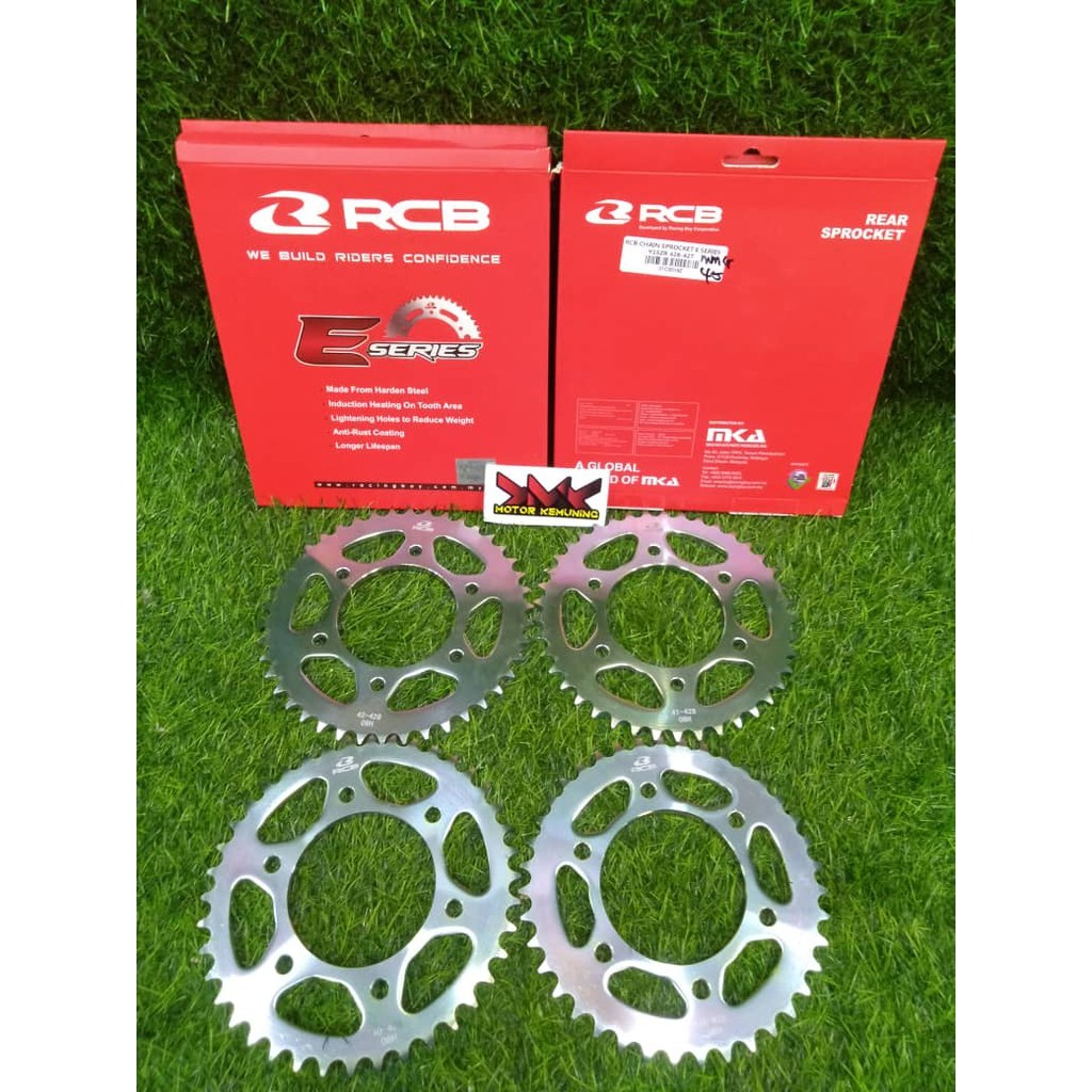 RCB SPOKET CHAIN SPROCKET E SERIES Y15 428HS 100 RCB 6 LUBANG Y15 / FZ