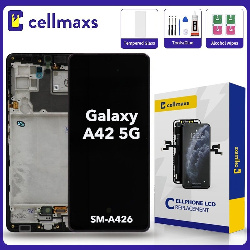 สําหรับ SAMSUNG Galaxy A42 5G A426 เปลี่ยนหน้าจอสัมผัส LCD