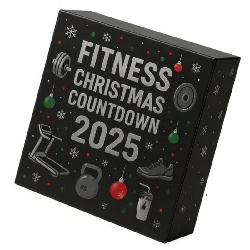 Po* Christmas Advent Calendar 24 Day Fitness Themed Decorative Storage Solution