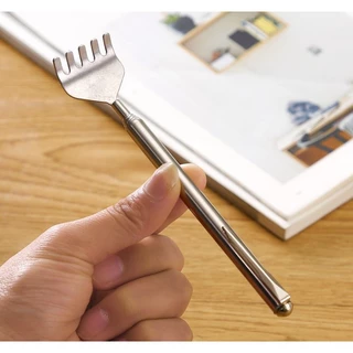 Ninashop ไม้เกาหลัง สแตนเลส แบบพกพา ยืดหดได้ แข็งแรง ทนทาน Stainless Steel Back Scratcher Telescopic