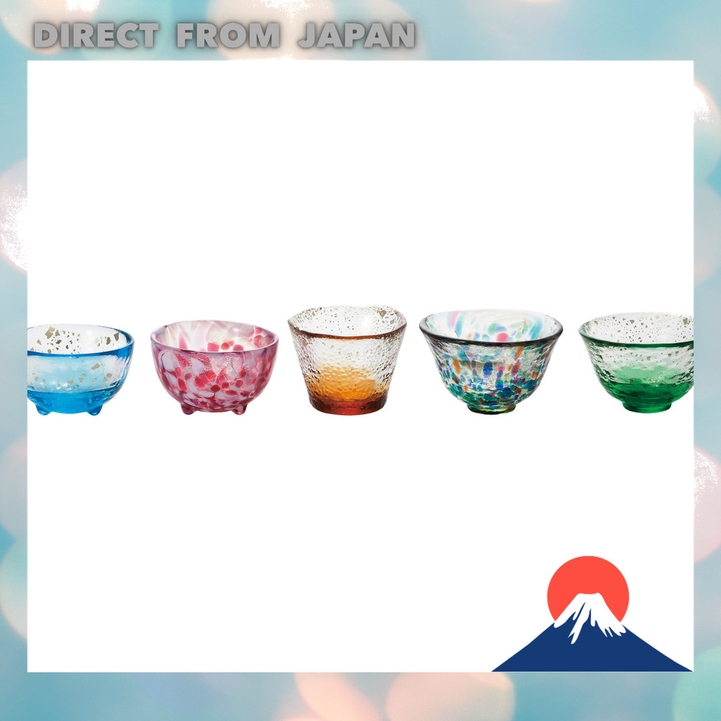 【Direct from Japan】Aderia Tsugaru Biidoro Go-Sama Mini Glass ที่ผลิตในญี่ปุ่นมาในกล่องของขวัญ Ochoko