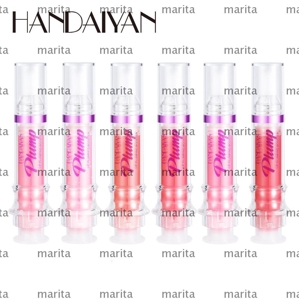 MARITA Lip Gloss Plumper, HANDAIYAN Lifter Gloss ลิปสติกลิปกลอส, ลิปอวบอิ่ม Hydrating Plump & Pout L