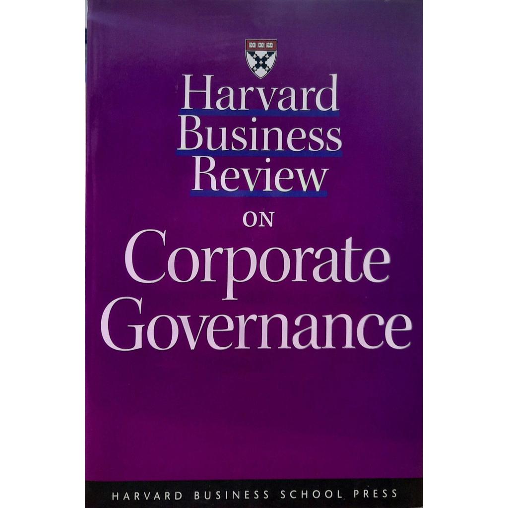 [BnB] USED Harvard Business Review on Corporate Governance (Harvard Business Review) โดย Harvard Bus