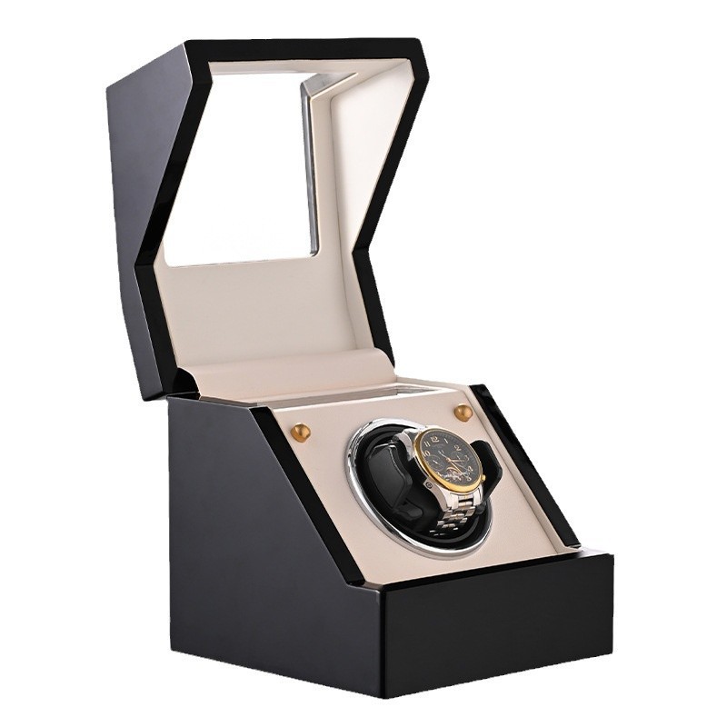 หน้าจอสัมผัสนาฬิกา Shaker สีเปียโนนาฬิกา Shaker นาฬิกา Winder กล่องเก็บนาฬิกากลไก 10.29w