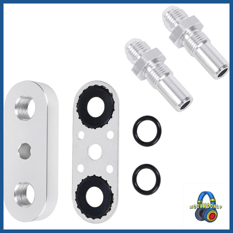 MOON Fit 6AN อะแดปเตอร์น้ํามันเกียร์สําหรับ 6L80E 8L90E พร้อมการบินและอวกาศเกรดหล่ออลูมิเนียม