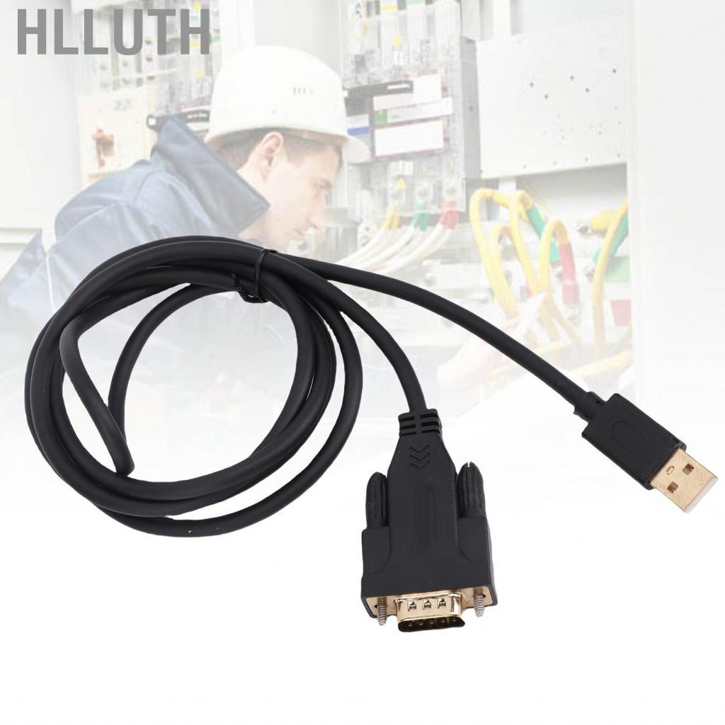 Hlluth Halluya.th USB 2.0 ถึง RS232 DB9 ชาย Serial Cable รองรับ Wins 10 8 7 1.2m 3.93ft