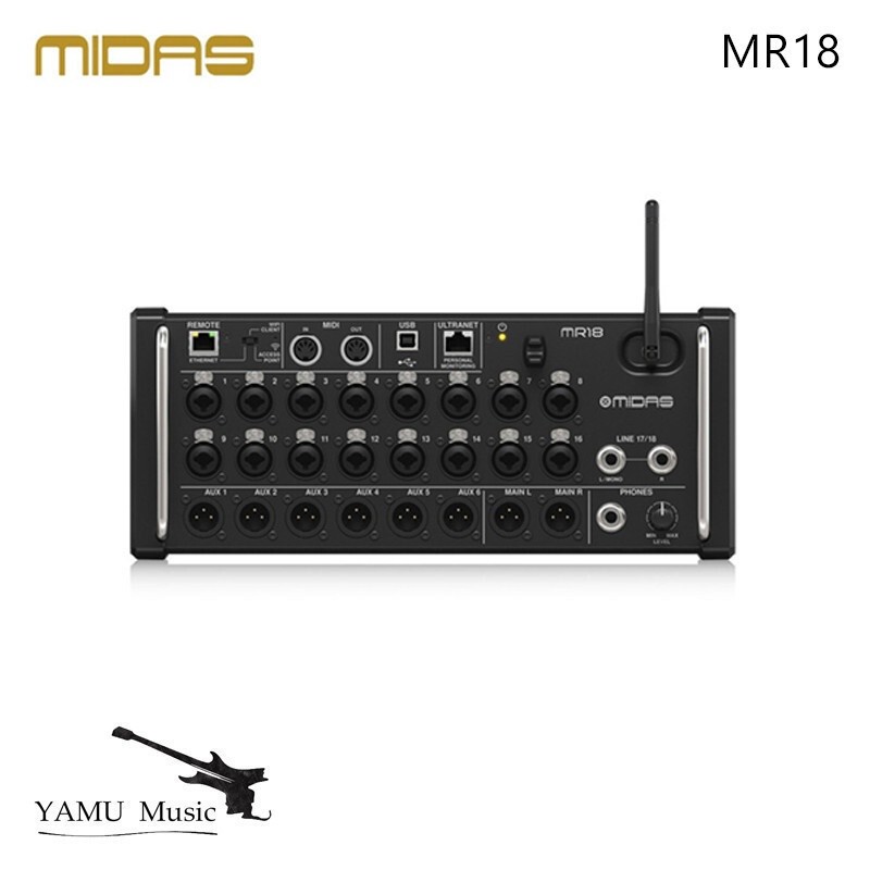 Midas MR18 18channel Digital Guitar Mixer