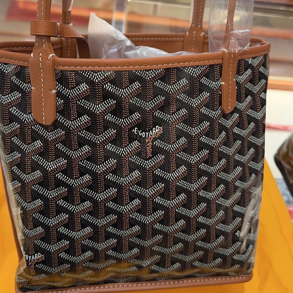 Goyard Goyard minitote Double-Sided Mini Tote Shopping Bag กระเป๋าแม่เด็ก Tote Bag สินค้าของแท้ตรวจส