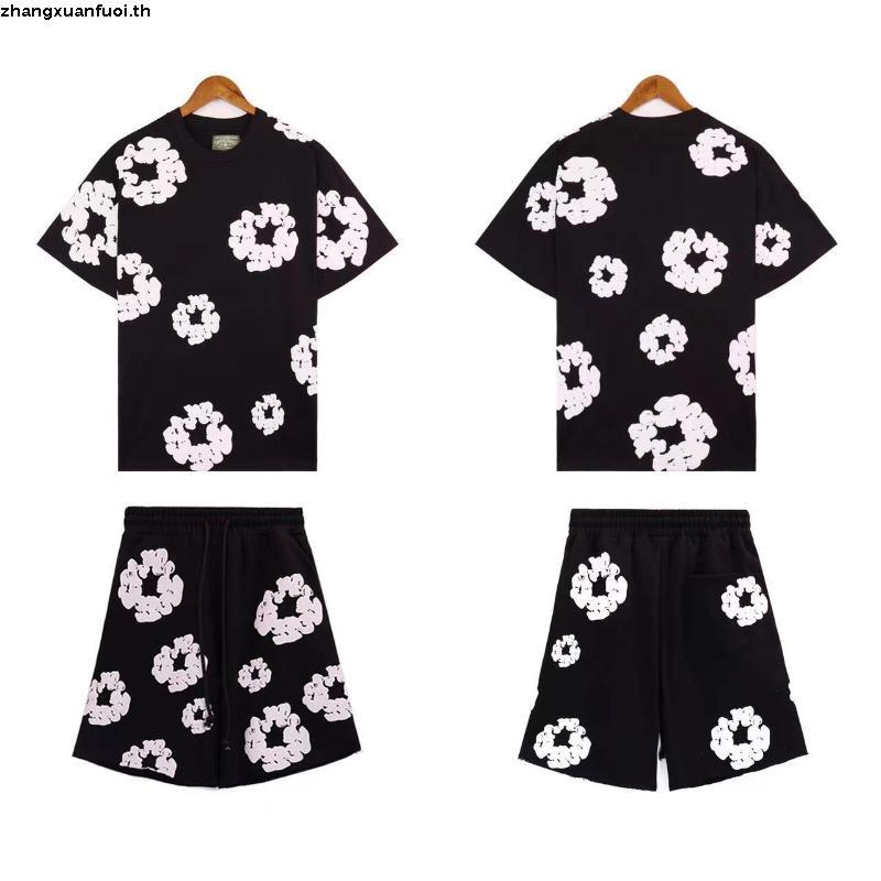 Denim TEARS ใหม่ กางเกงขาสั้น ผ้าฝ้าย สําหรับผู้ชาย