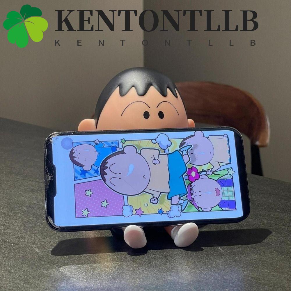 KENTONTLLB ที่วางโทรศัพท์เครยอนชินจัง, Shinnosuke Nohara ตุ๊กตา PVC Crayon Shin-Chan รูป, คอลเลกชันรองรับพร้อมไฟตกแต่งโต๊ะ Crayon Shin-Chan รุ่นของเล่นเด็ก