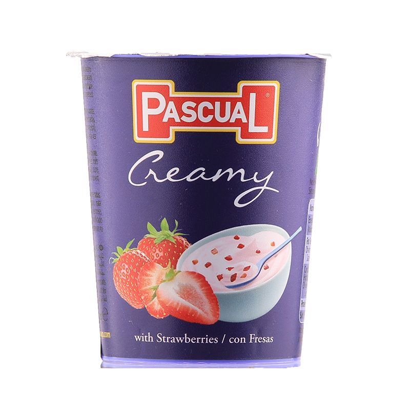 พาสควาลขนมหวานรสสตรอเบอร์รี่ 120กรัม Pascual Dairy Dessert with Strawberries 120g. [หมายเลขบาร์โค้ด 8410128113100]