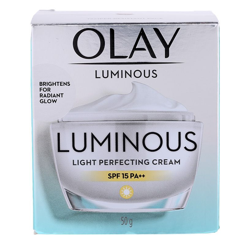 โอเลย์ ลูมินัส ไลท์ เพอร์เฟคติ้ง ครีม เอสพีเอฟ 15 พีเอ++ 50 กรัม OLAY LUMINOUS LIGHT PERFECTING CREAM SPF 15 PA++ 50 G.