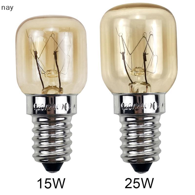 [nay] 15W 25W E14 300 องศาเตาอบไมโครเวฟหลอดไฟทังสเตน Filament หลอดไฟโคมไฟ