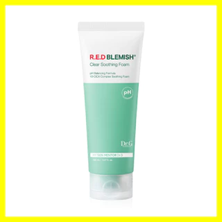 Dr.G R.E.D Blemish Clear Soothing Foam 150ml โฟมล้างหน้าสูตรอ่อนโยน ด็อกเตอร์ จี ทำความสะอาดผิวได้อย่างหมดจด.