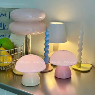 [พร้อมส่ง] Jnihouse : โคมไฟเห็ดพาสเทล (Mini Mushroom Lamp)