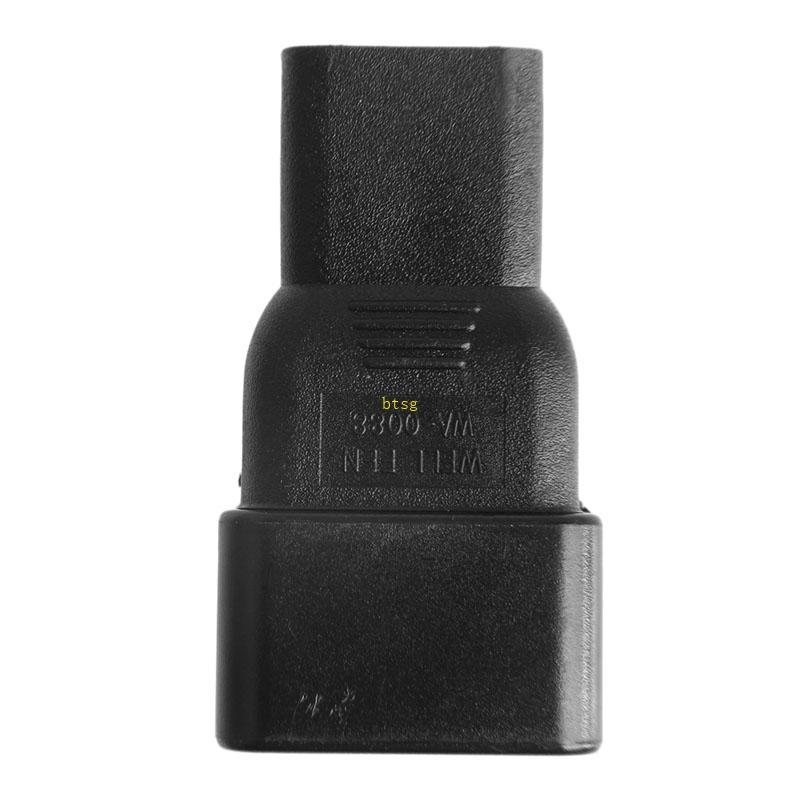 Btsg PDU PSU USP Power Adapter IEC C20 ชาย C13 Adaptor IEC C13 ถึง C20 คอมพิวเตอร์ Server Power Supp