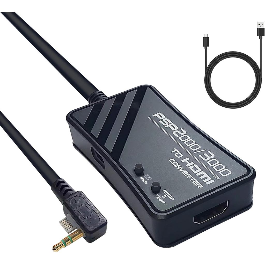 PSP2000/PSP3000 เป็นตัวแปลง HDMI, สาย HDMI สําหรับคอนโซลมือถือ PSP2000/PSP3000