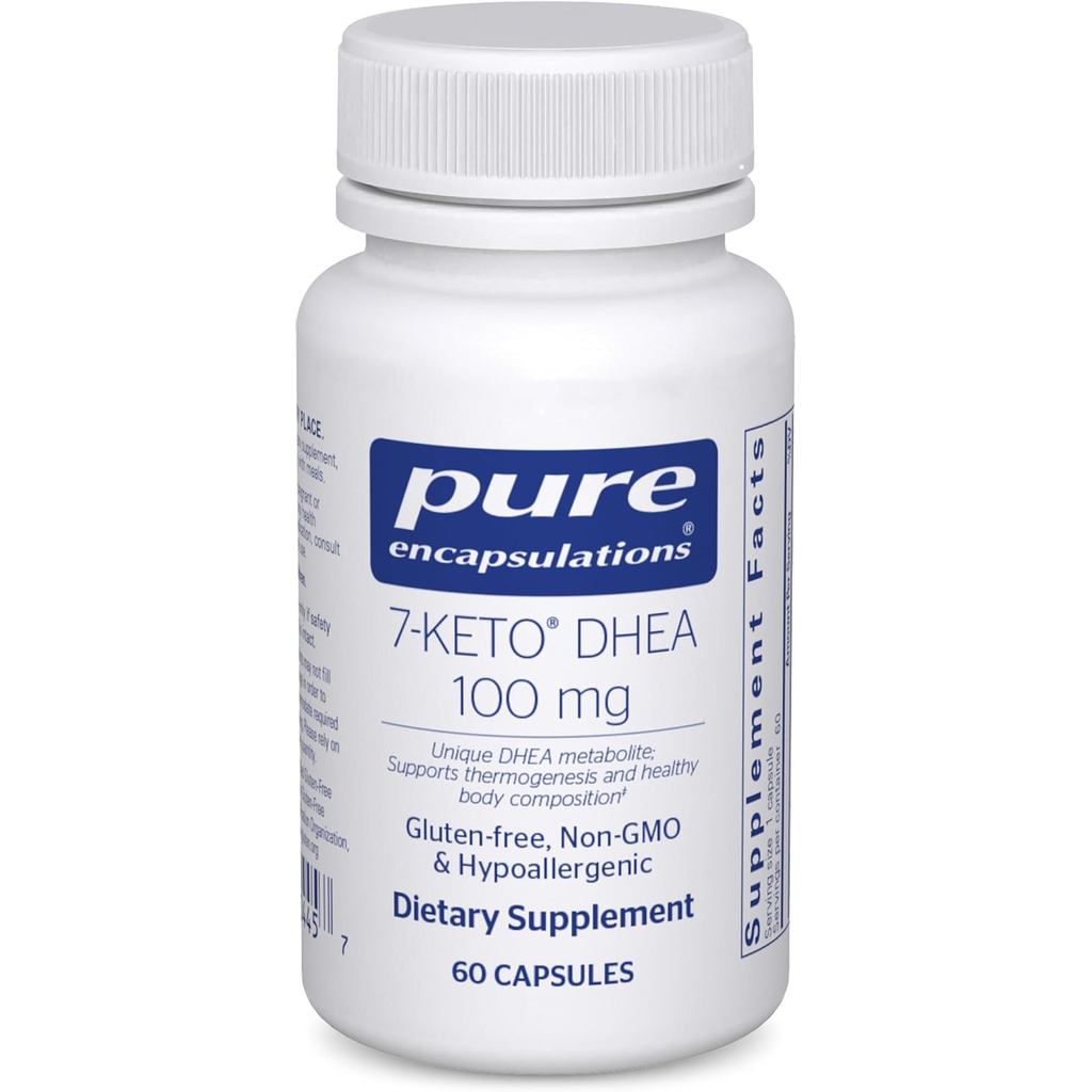 Encapsulations บริสุทธิ์ 7-Keto DHEA 100 มก. | อาหารเสริมการเผาผลาญ DHEA ที่เป็นเอกลักษณ์เพื่อรองรับ