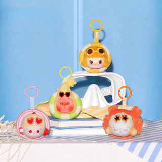 POPMART Island Vacation series Mini Plush Peadant skullpanda crybaby molly labu dimoo Twinkle Twinkle