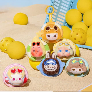 POPMART Island Vacation series Mini Plush Peadant skullpanda crybaby molly labu dimoo Twinkle Twinkle
