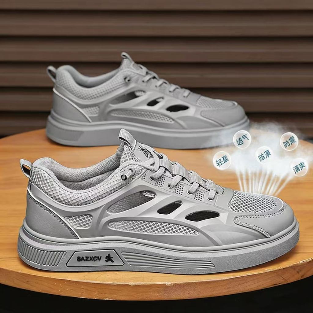 Oren Woodpeking Breathable Mesh Hole Shoes Mens Shoes Summer Deodorant Sandals Sports Outdoor Wading