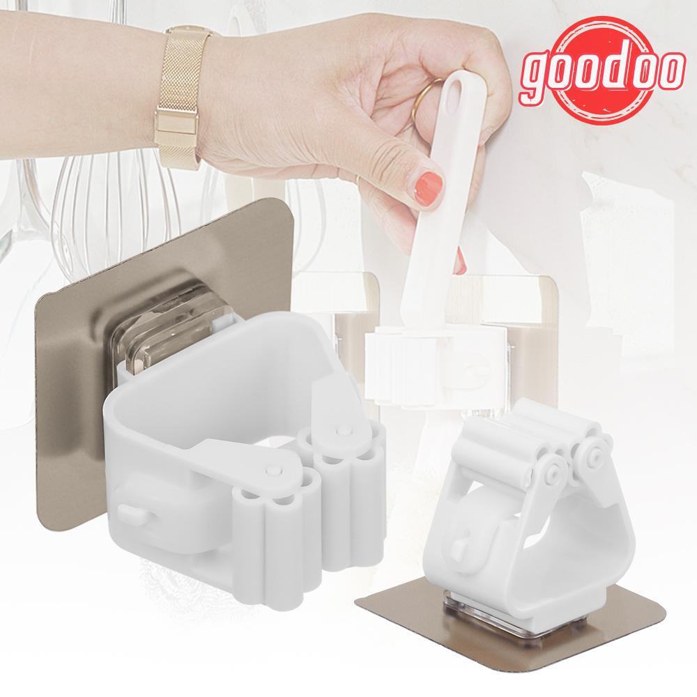 GOODOO Mop Holder Home Self Adhesive Kitchen Broom Hanger