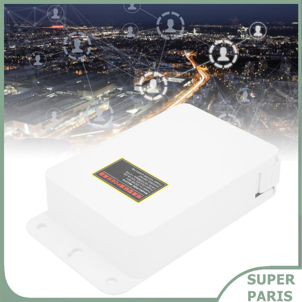 superparis โมดูลจ่ายไฟ POE Injector Splitter 48V ถึง 12V สำหรับการตรวจสอบกล้องวงจรปิด IP