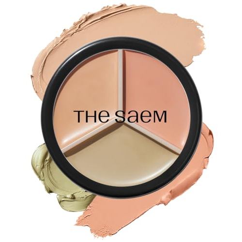 [Direct from Japan] [THE SAEM Official] THE SAEM Cover Perfection Triple Pot Concealer (#03 Correct 