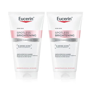 Eucerin Spotless Brightening Amino Cleansing Foam [150g x 2pcs] โฟมล้างหน้าสูตรอ่อนโยน ยูเซอริน.