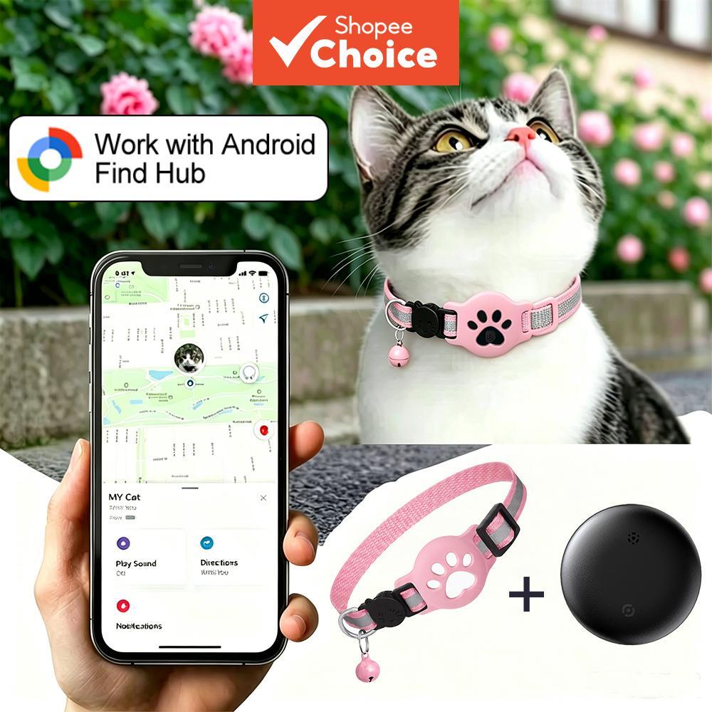 สมาร์ทแท็กระบุตําแหน่ง GPS สําหรับปลอกคอแมวและกระเป๋าสตางค์ ป้องกันการสูญหาย ปี 2026