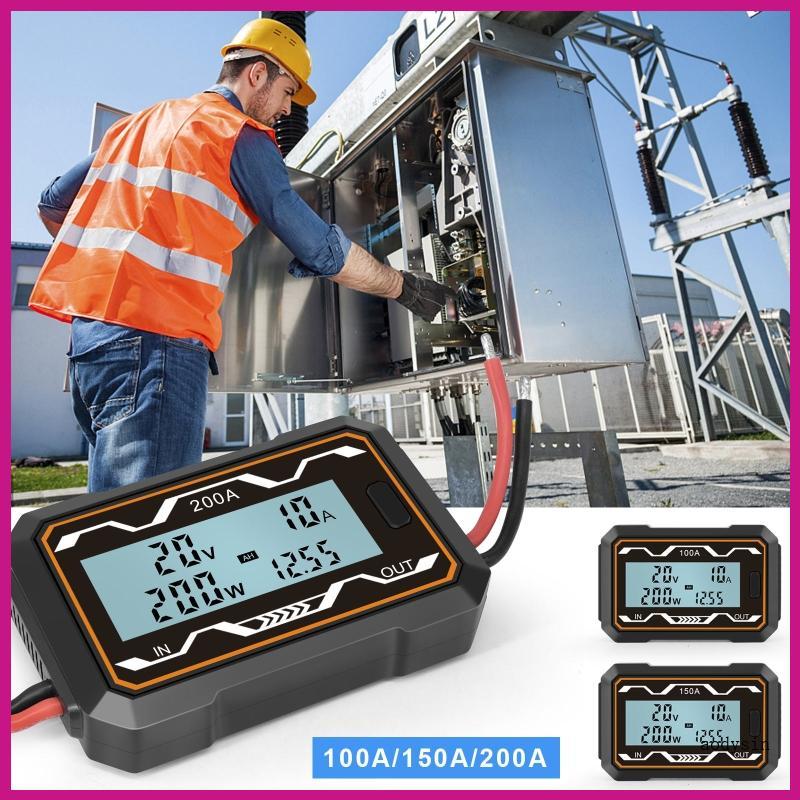 (ส่วนลดสูง)aodysin.th Precision DC Watt Meter Power Analyzer Voltage Amp Meter 3 Type
