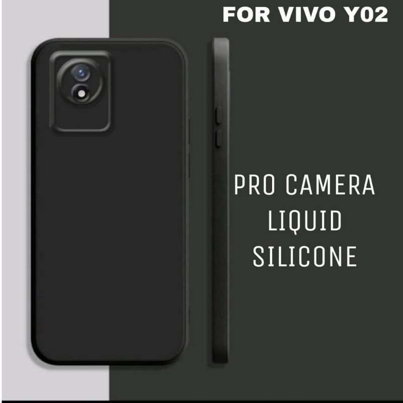 SOFTCASE/SILICONE PRO CAMERA VIVO Y02/Y02T CASING MACARAON FULL COVER GOOD FLEXIBLE