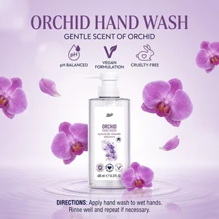 Boots Orchid Hand Wash 485ml. บู๊ทส์ ออร์คิด แฮนด์วอช 485มล.