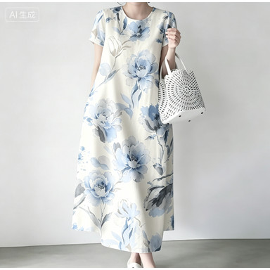 ชุดเดรสแขนยาวสีขาวสไตล์เกาหลีเหมาะสําหรับวันหยุดและสวมใส่ทุกวัน