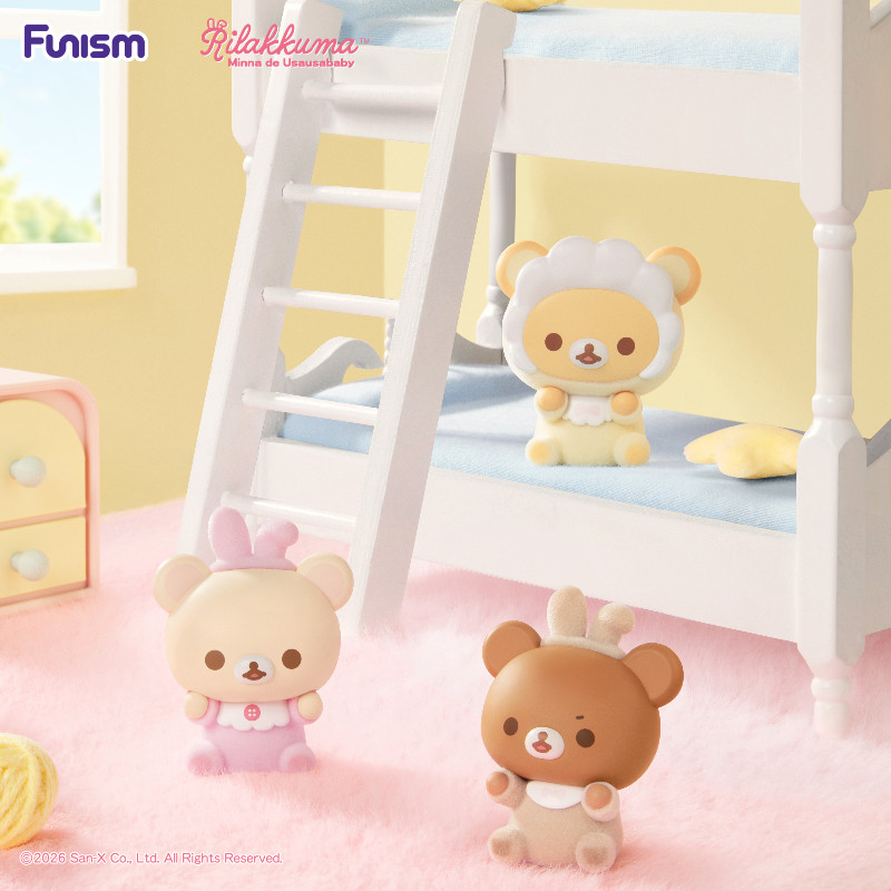 FUNISM Rilakkuma Ususababy Series กล่อง Action Figurines รูปที่ 6
