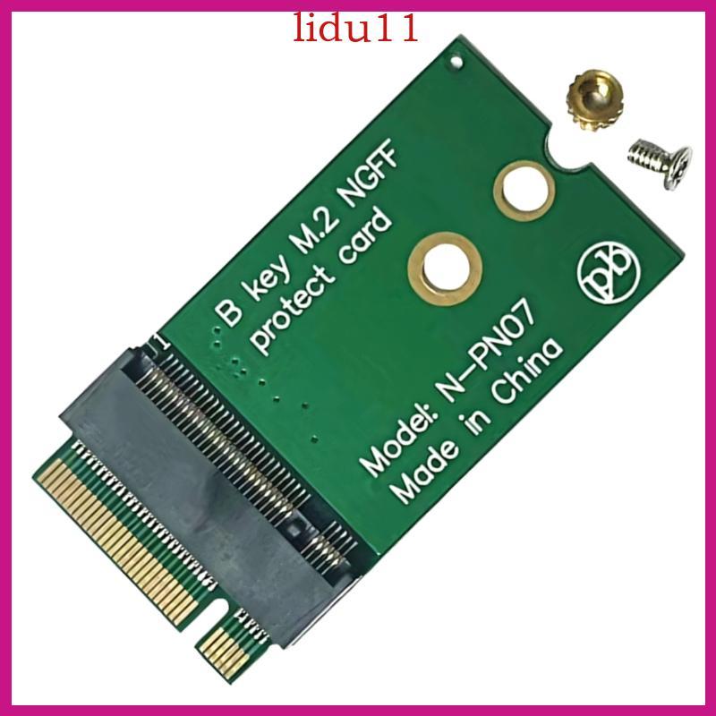 LID B Key To B Key M 2 NGFFs 3G 4G 5G อะแดปเตอร์สําหรับ 2230 ถึง 2242 SSDs การทดสอบ