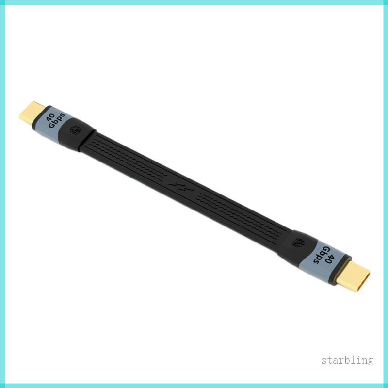 Star USB4 0 USB C to C Power Cable 40Gbps Charge and Data Sync 100W Power 8K Video