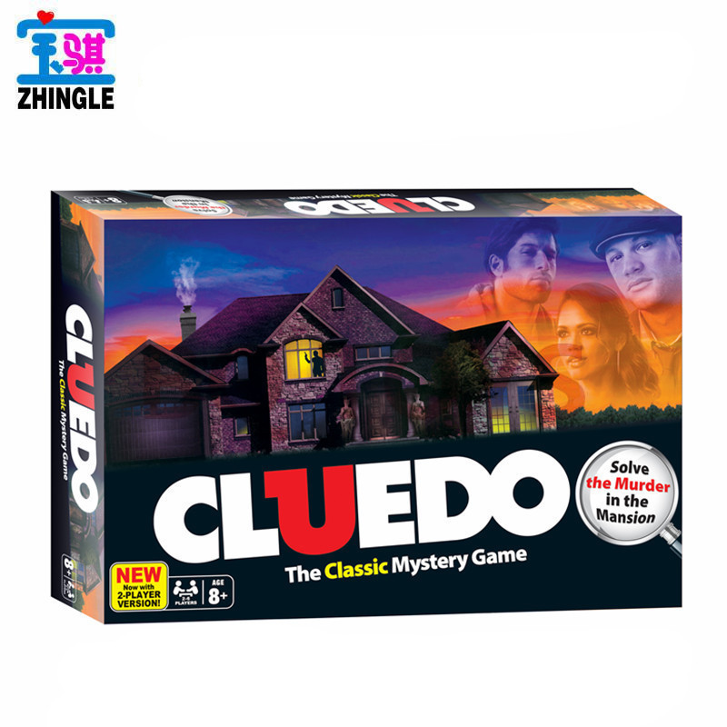 Board game board Card game is a hit cluedo Popular casual wear game3z English Version Detective Card