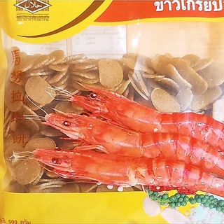 ‼️ส่งเร็ว ถึงไว‼️ ข้าวเกรียบกุ้งจิ๋ว (ถุงเหลือง) 500 กรัม ตรา มโนราห์