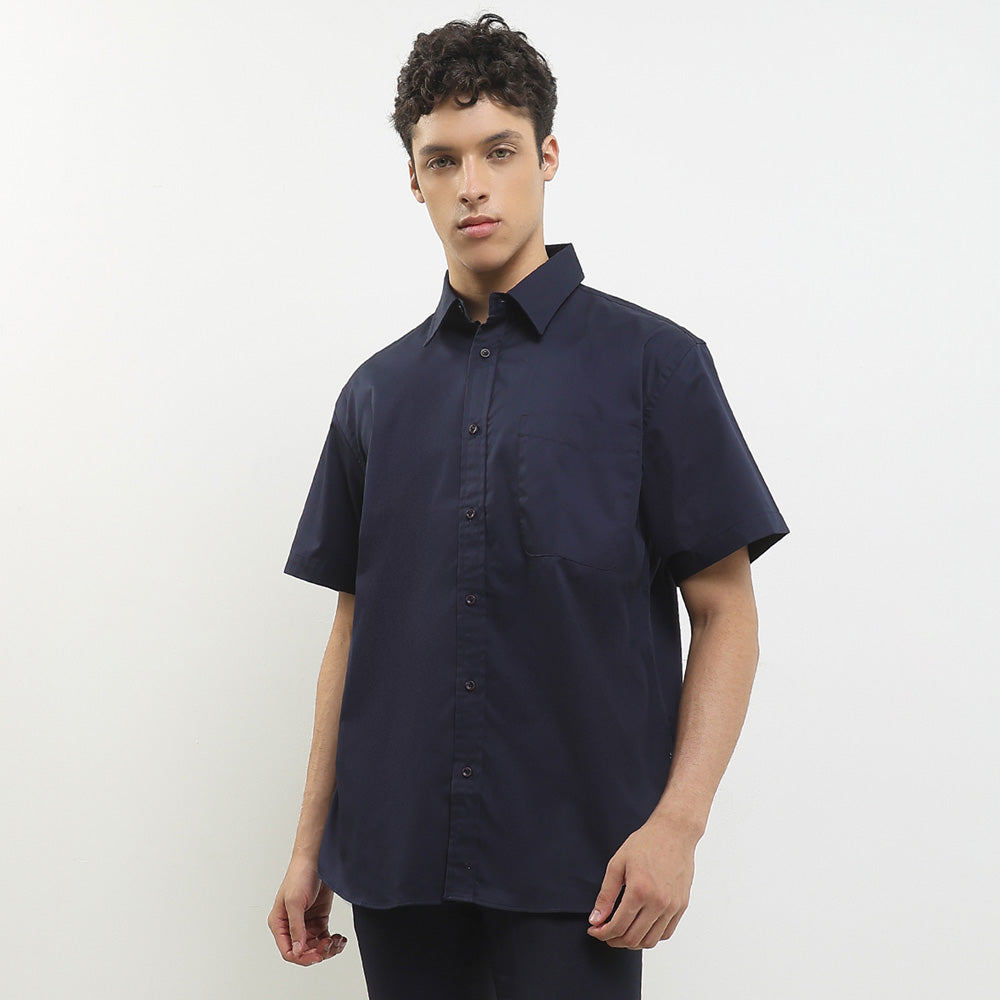 KEMEJA Cardinal เสื้อเชิ้ตแขนสั้นผู้ชาย Relaxed F0010P02F