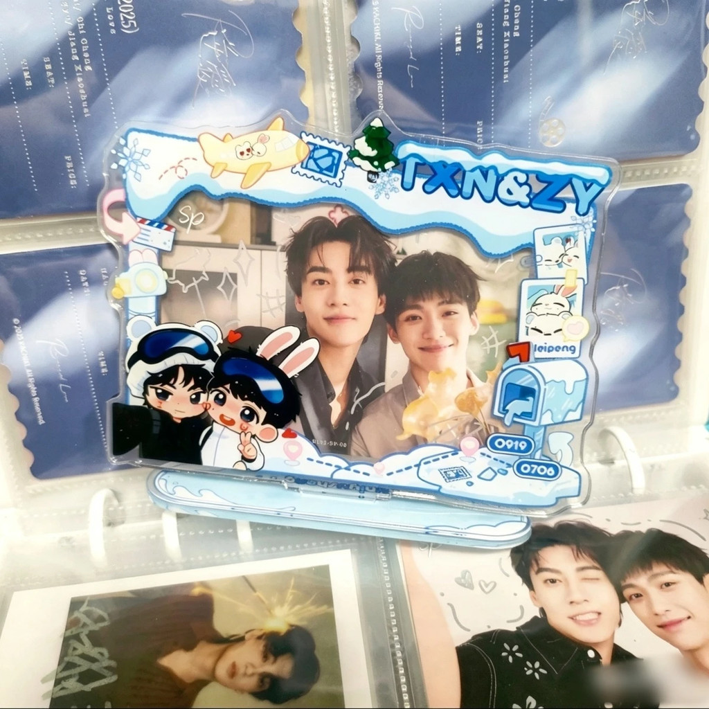 สินค้าไอดอลเวลาจํากัด Tian Xu Ning Ziyu ขาตั้งอะนิเมะอะคริลิคเครื่องประดับเหมาะสําหรับคอลเลกชันของขว