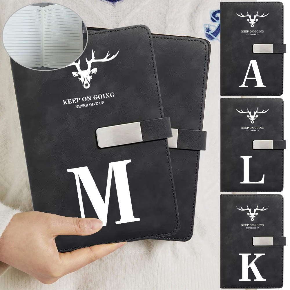Magnetic Snap Closed A5 Notebook Student Study Notebook กระดาษหนาสํานักงานธุรกิจปรับแต่ง