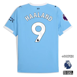 2026/27 Manchester City Men's Home Short Sleeve Football Shirt T-Shirtผ้าCotton 100% ผ้าคอตตอน
