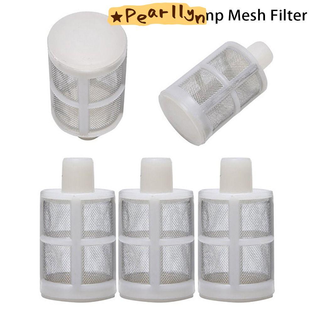 PEARLLYN 1/5 ชิ้นปั๊มน้ํากรอง,ปั๊มไดอะแฟรมกรองอุปกรณ์น้ํา Microfilter,สแตนเลส 8 มม.10 มม.12 มม.ชลประทาน Aquarium อุปกรณ์ท่อตาข่ายกรอง