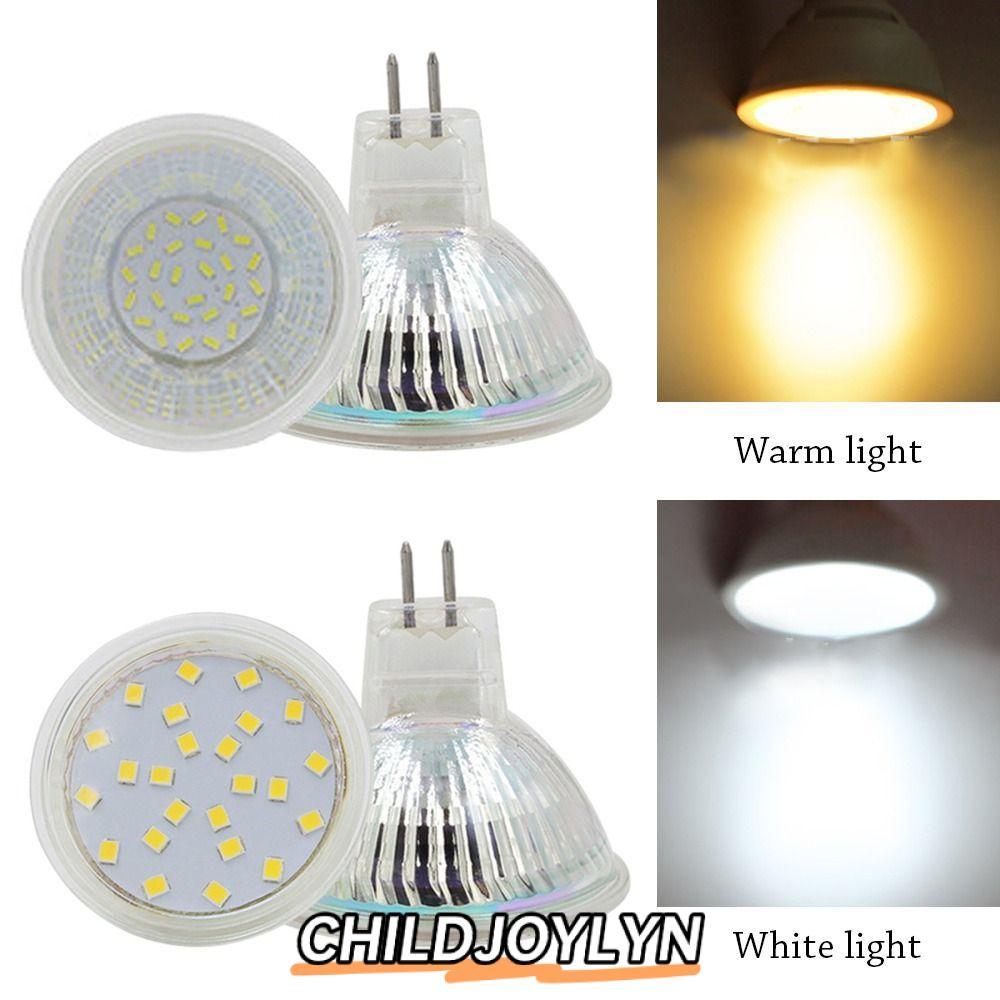 CHILDJOYLYN หลอดไฟฮาโลเจน 220V/12V 5W/3W Mini MR11/MR16/GU10