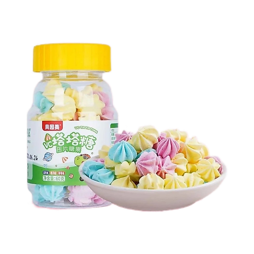 ขายร้อน~[ Beinmei] Tart Candy Pagoda Candy เด็กทารกนักเรียนการดูดซึมย่อยกิน Spleen ลูกอมกระเพาะอาหาร