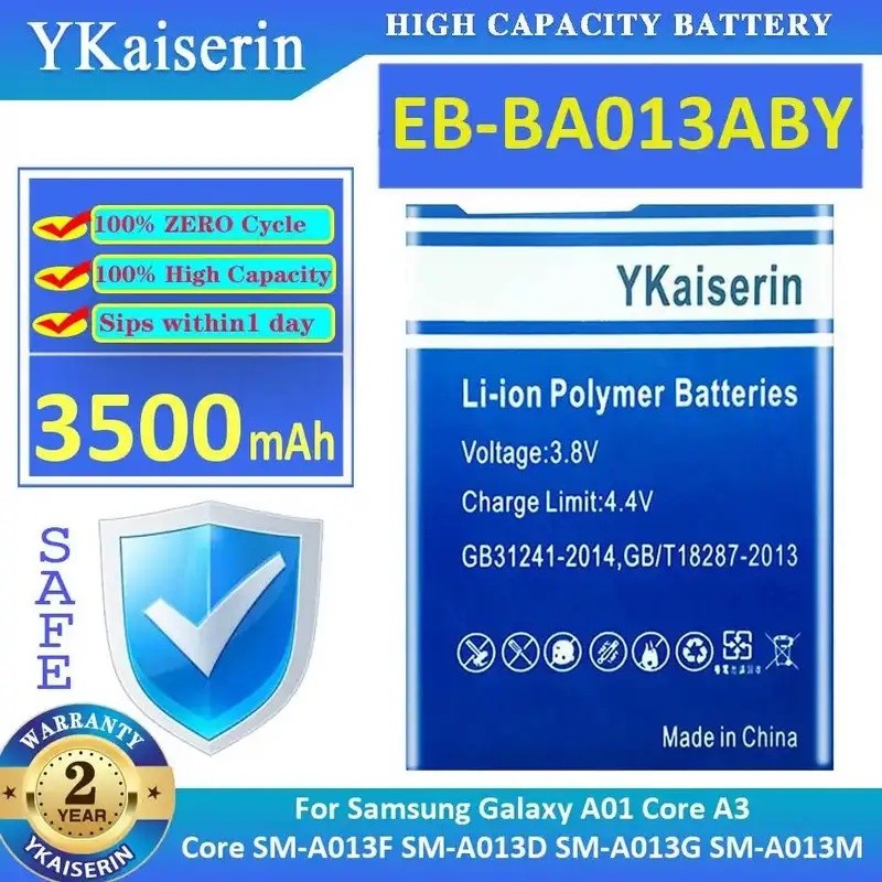สําหรับ Samsung Galaxy A01 Core A3 Core SM-A013F SM-A013D SM-A013G SM-A013M EB-BA013ABY แบตเตอรี่โทร